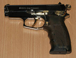 Пістолет стартовий Ekol Aras Compact (хром з позолотою)
