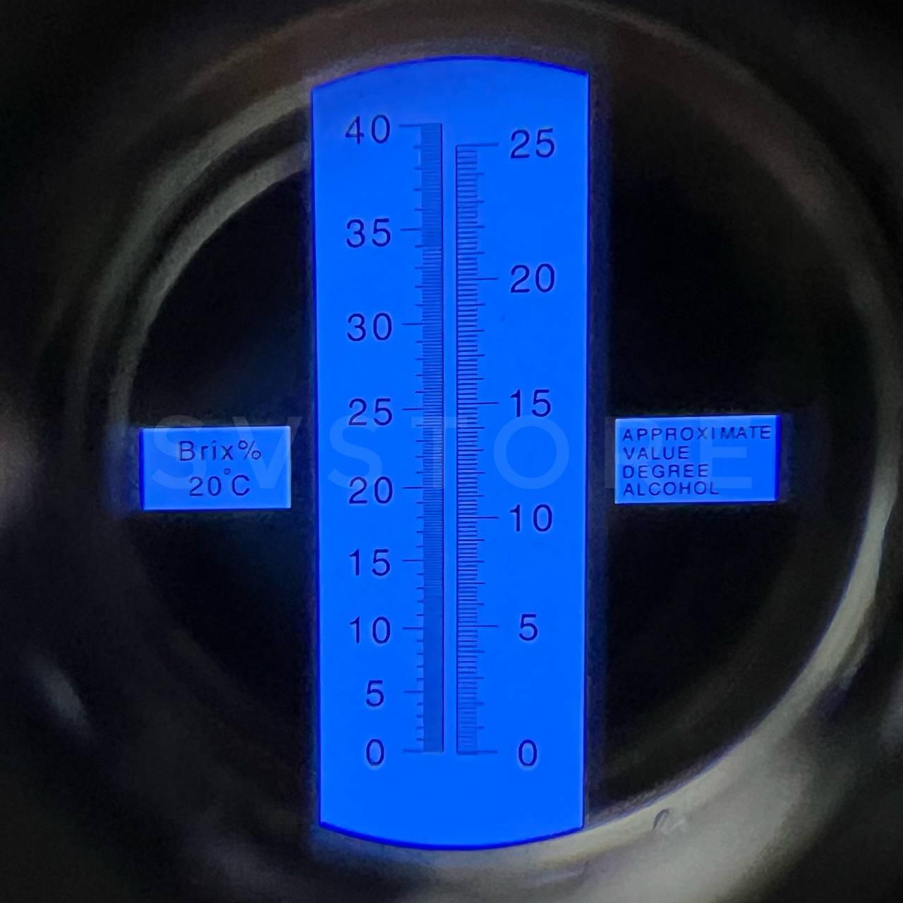 Рефрактометр для виноробства вина концентрації алкоголю % vol + Brix RZ121 - фото 3 - id-p1691322532