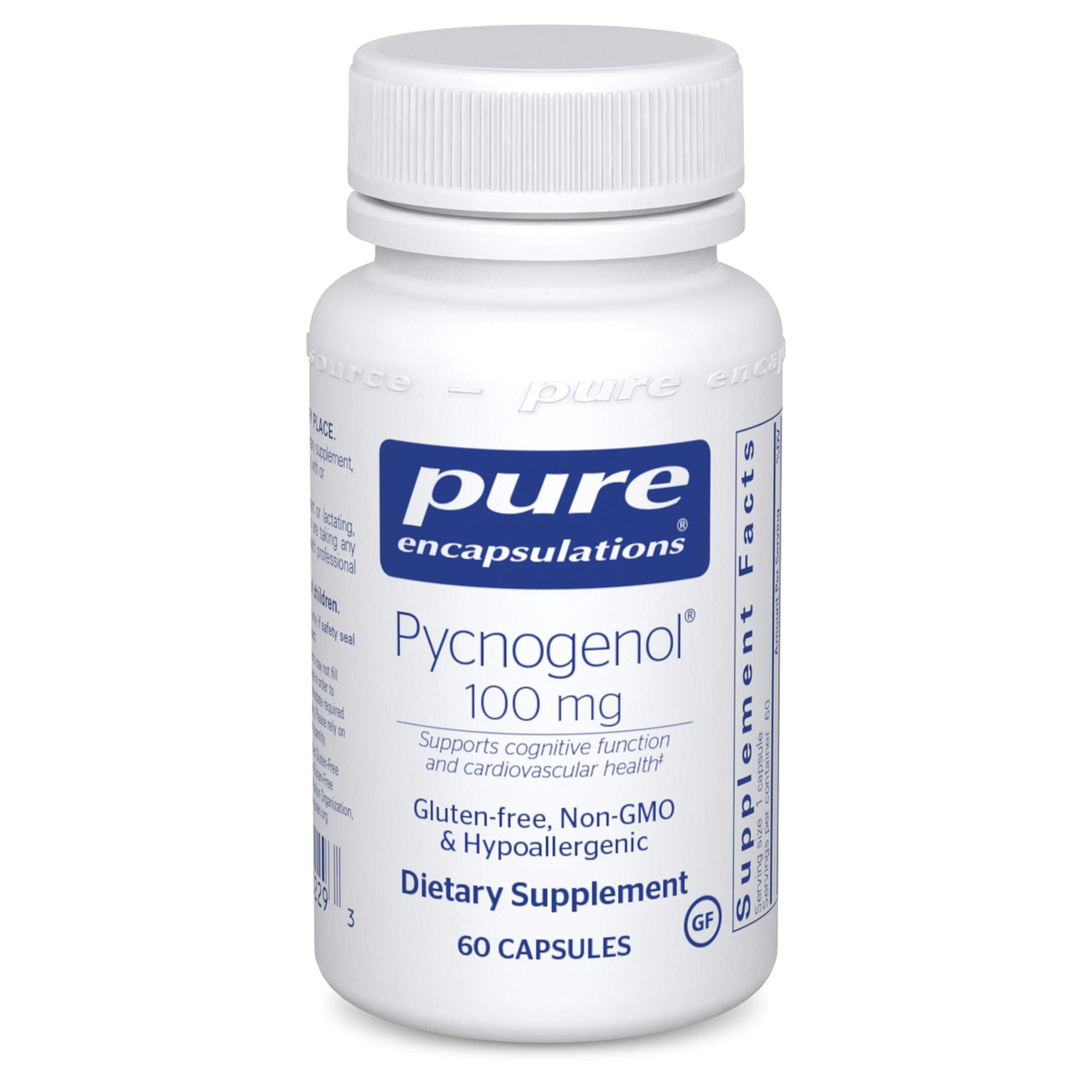Пікногенол 100 мг, Pycnogenol, Pure Encapsulations, 60 капсул. BX145