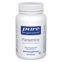 Пантетин, Pantethine, Pure Encapsulations, 60 капсул 06/24 года.