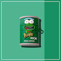 Силіконовий чохол Alitek для навушників Apple AirPods 1 / 2 Прінглс + карабін