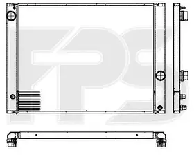 Радіатор охолодження BMW 5 Series (E60) (01-)