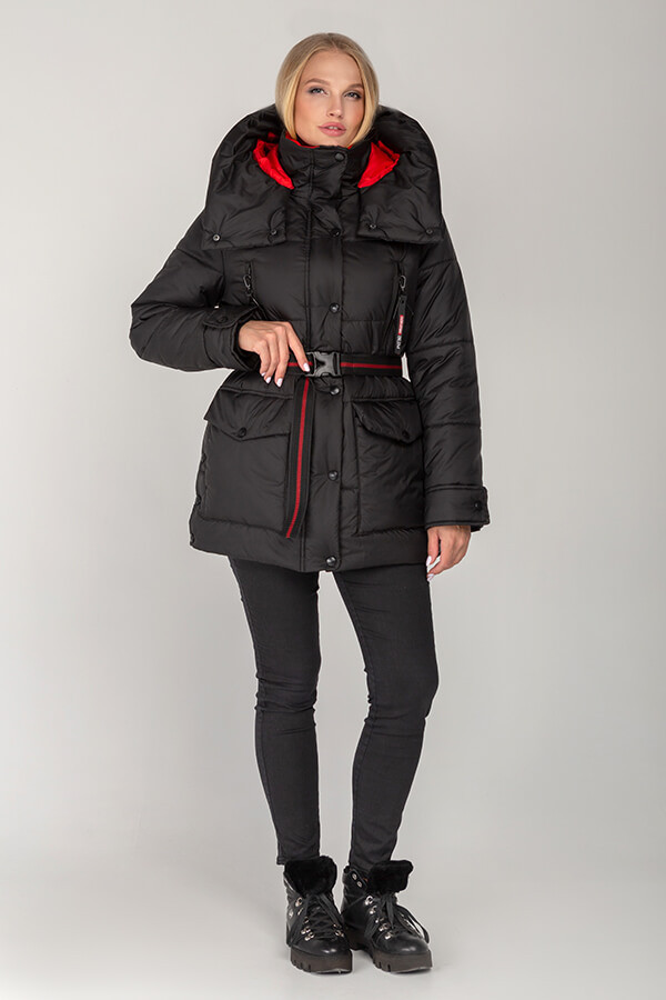 Жіноча стильна зимова куртка Магда оверсайз, р-ри 46-56