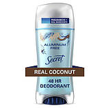 Твердий дезодорант БЕЗ АЛЮМІНІЮ Кокос Secret Aluminum Free Deodorant Coconut, фото 2