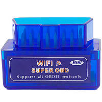 Автомобильный сканер U&P OBD2 mini ELM327 Wi-Fi v1.5 Pic18F25K80 Blue (WAZ-ELM327-V4BE)