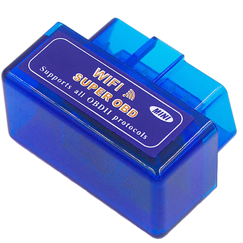 Автомобильный сканер U&P OBD2 mini ELM327 Wi-Fi v1.5 Pic18F25K80 Blue (WAZ-ELM327-V4BE) - фото 4 - id-p1691329481