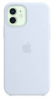 Чохол Apple оригінальний Silicone Case with MagSafe для Apple iPhone 12/12 Pro (Cloud Blue)світло блакитний