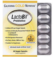 Пробиотики (LactoBif Probiotics) 5 млрд КОЕ 60 капсул
