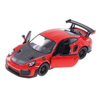 Автомодель легкова PORSCHE 911 GT2 RS 5" KT5408W, 1:36 (Червоний)