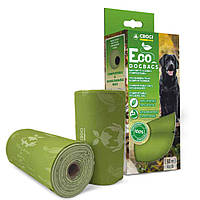 Биоразлагаемые пакеты для фекалий собак Croci Eco Dog Bags 4*15 шт