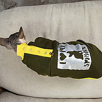 Кофта для кошки Style Pets (одежда для котов и кошек) ILMSPH-khaki (00047kh) XXS