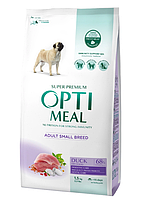 Optimeal Adult Dogs Small Duck Сухой корм для взрослых собак малых пород - утка 1.5 кг