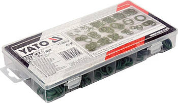 Комплект ущільнювальних кілець для автомобільних кондиціонерів 225 шт YATO YT-068791 Польща