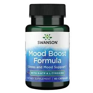 Для підтримки настрою Swanson Mood Boost Formula with 5-HTP & L-Tyrosine 60 капс. (уцінка термін по 4.24)