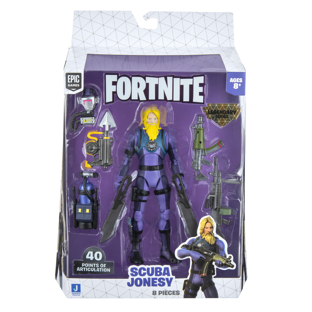 Колекційна фігурка Jazwares Fortnite Legendary Series Scuba Jonesy S9