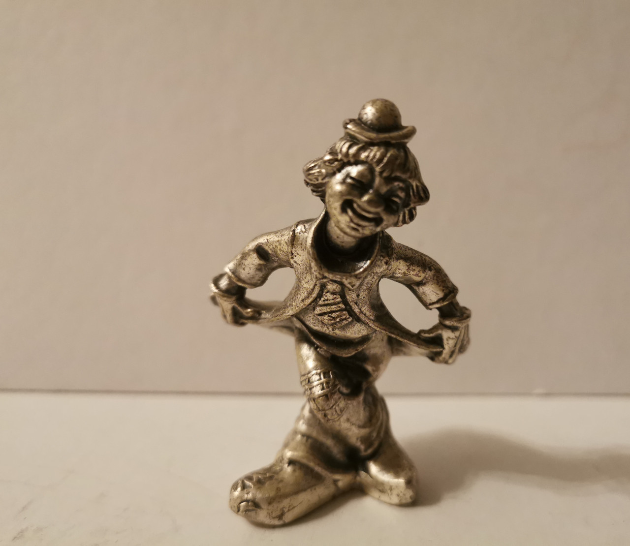 Колекційна олов'яна статуетка Клоун, фото 1