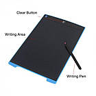 Планшет для малювання і заміток LCD Writing Tablet 12 дюймів Blue, фото 4