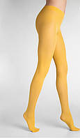 Яркие женские малиновые колготы матовые 3D фантазийные 60 Den Bellissima р 2 (XS-S) Желтый, 2