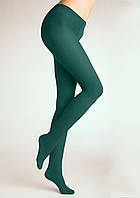 Яркие женские малиновые колготы матовые 3D фантазийные 60 Den Bellissima р 2 (XS-S) Зеленый, 2