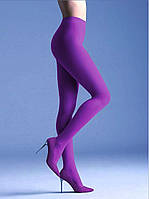 Яркие женские малиновые колготы матовые 3D фантазийные 60 Den Bellissima р 2 (XS-S) Фиолетовый, 2