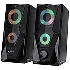 Колонки компьютерные XTRIKE ME RGB Backlight SK-501, черные, фото 3