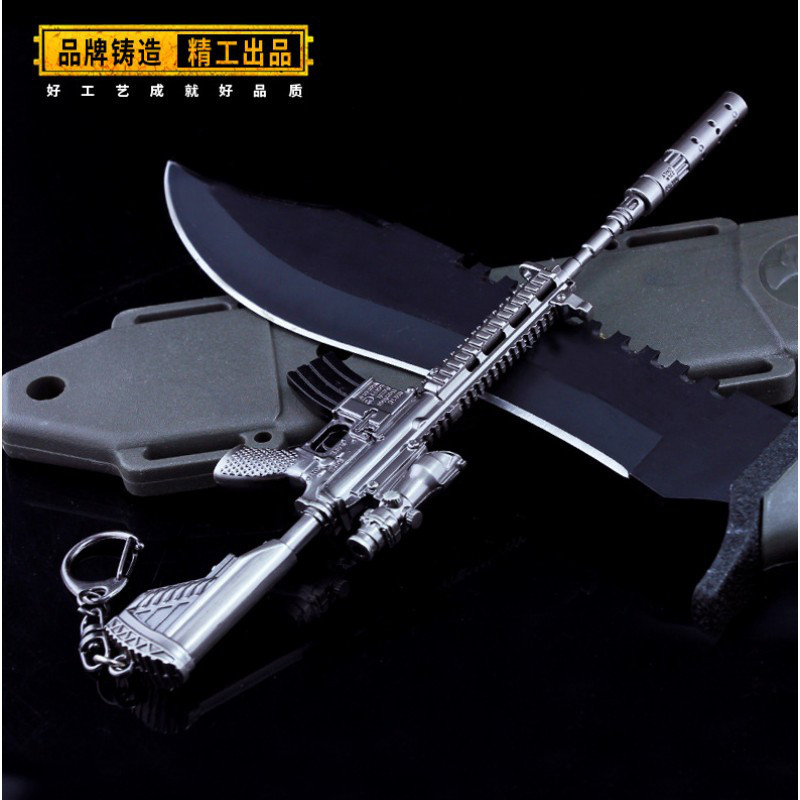 Брелок з гри PUBG M416 Assault Rifle Weapon Keychain