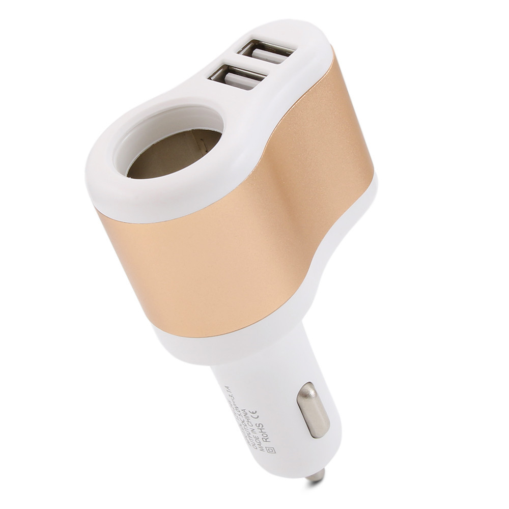 Автомобільна зарядка 2USB 3.1 A+гніздо 12V-24V