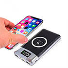 Power bank + бездротова зарядка Qi K12(тільки білий), фото 6