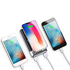 Power bank + бездротова зарядка Qi K12(тільки білий), фото 7