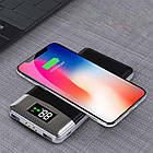 Power bank + бездротова зарядка Qi K12(тільки білий), фото 8