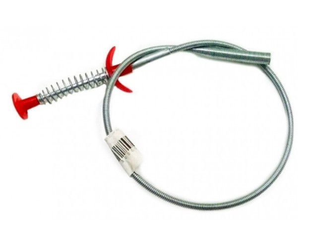 Трос із затиском для чищення труб 60см, фото 1