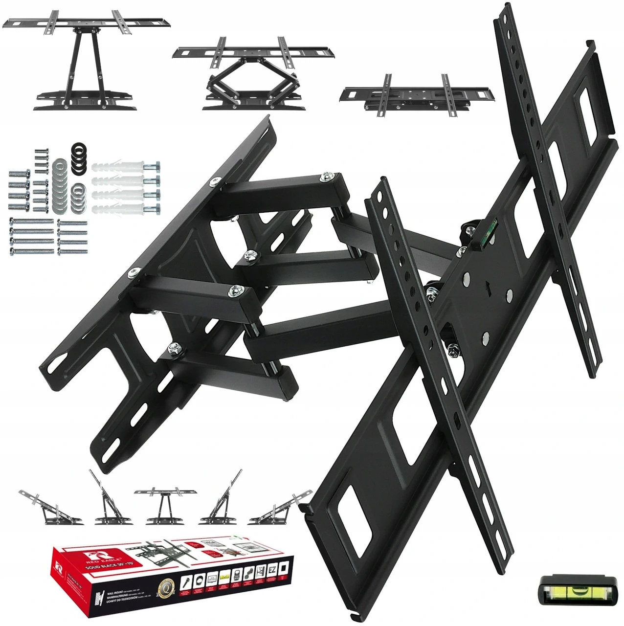 Підставка для телевізора Red Eagle Solid Black. У кріплення, що розщеплюється, для ТБ 70 дюймів VESA