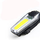 Ліхтар фара велосипеда Велофара 2 в 1 для велосипеда ZH-1608 Red/Blue, фото 4