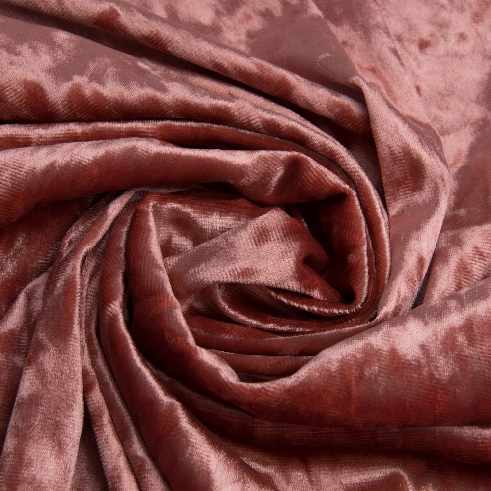 Тканина оксамит Li т/синій арахіс