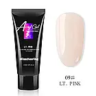 Полигель (акригель) AcrylGel Professional №09, LIGHT PINK, 15 мл**