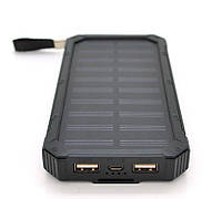 Портативная зарядка на солнечных батареях Powerbank Solar Voltronic RH2 10000mAh