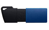 Флешнакопичувач USB3.2 64 GB Kingston DataTraveler Exodia M Black/Blue (DTXM/64GB), фото 4
