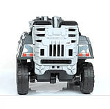 Дитячий електромобіль танк Bambi M 4862 з пультом радіокерування для дітей 3-8 років сірий камуфляж, фото 4