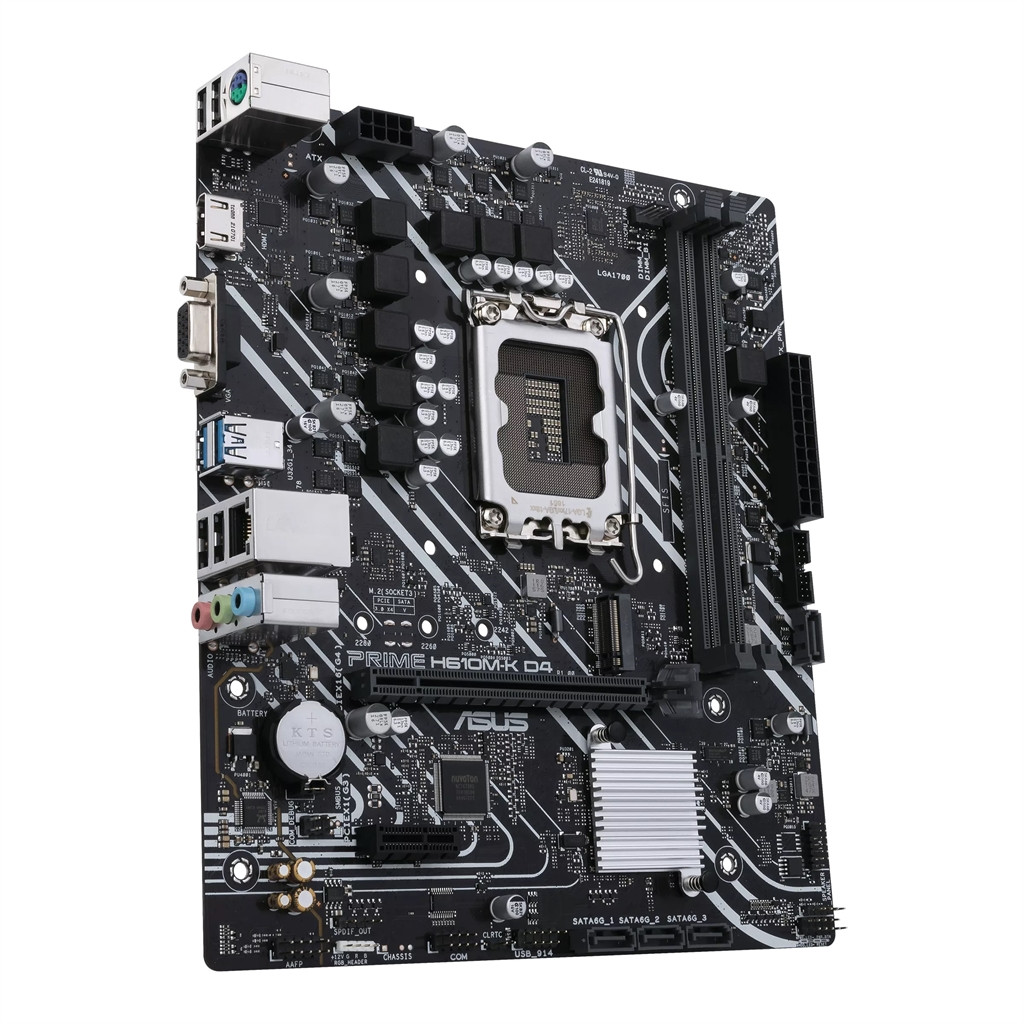 Материнська плата Asus Prime H610M-K D4 Socket 1700, фото 1