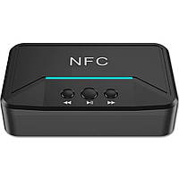 Аудио приемник Bluetooth 5.0 с NFC U&P BT200 Black (BT200b)
