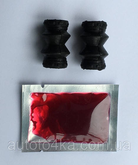 Ремкомплект пильовиків напрямних ремонтного розміру (10 мм) заднього гальмівного супорту ATP 7044-7035 DUSTER, фото 1