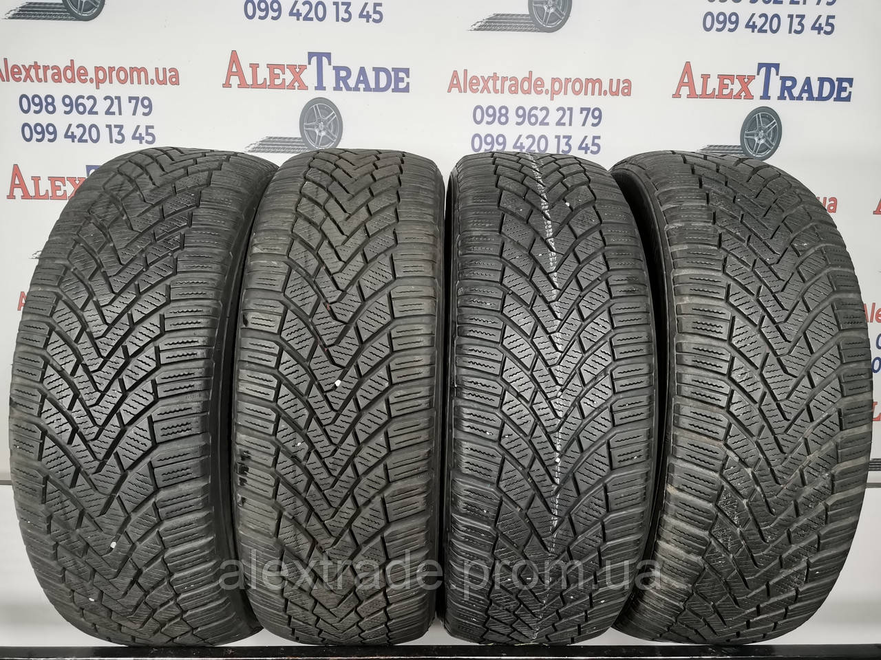 4шт. 205/55 R16 Continental ContiWinterContact TS850 шини бу зимові