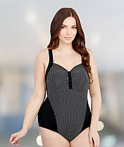 Купальник слитный Z.Five 66075-1 Марьяна черный (В НАЛИЧИИ ТОЛЬКО 48 50 52 54 56 УКР р-ры), фото 3