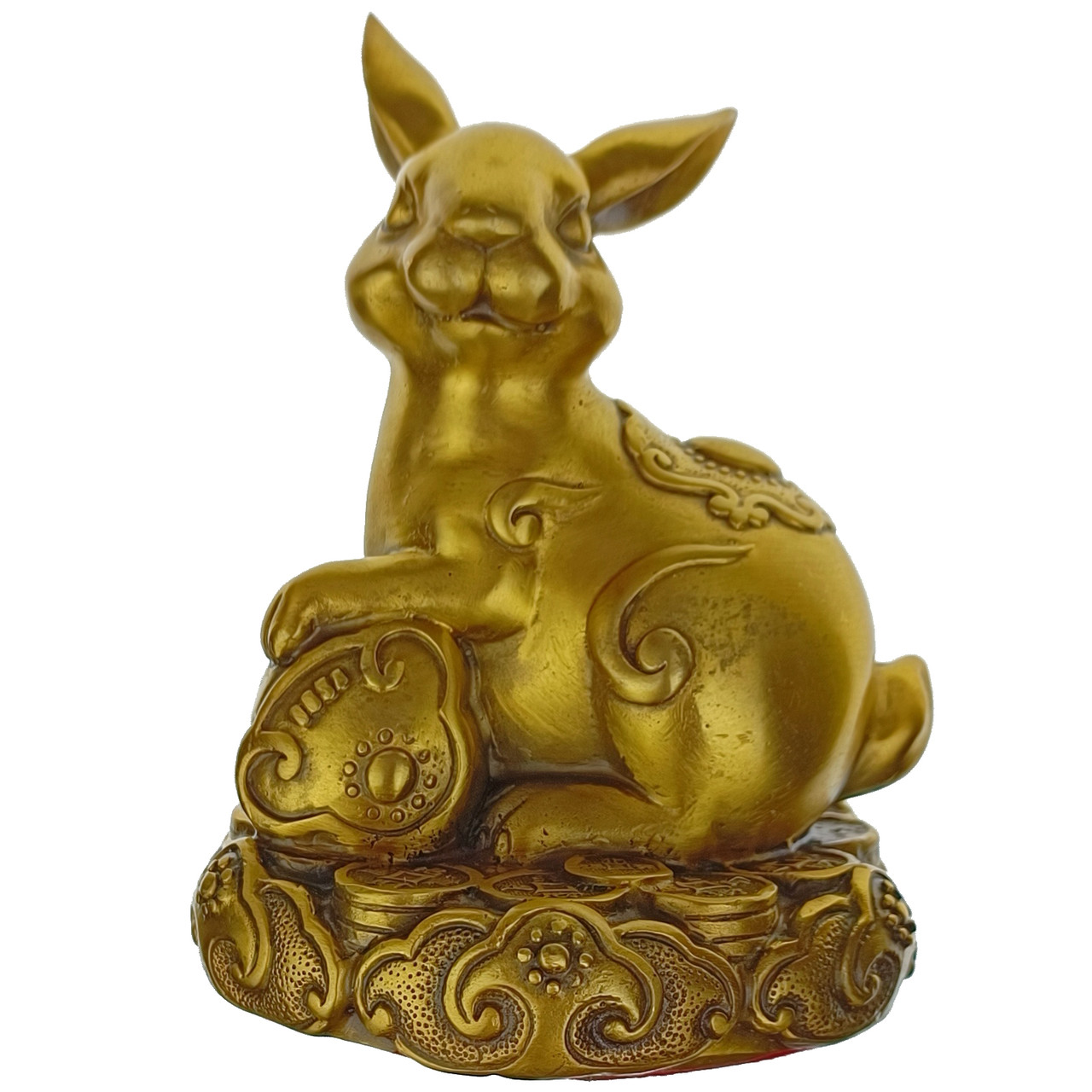 Статуетка Кролик китайський гороскоп рік кролика 13х10х10 см бронза (C4764)
