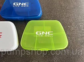 Кишенькова таблетниця GNC Pocket Pack 5 відсіків (різні кольори), фото 3