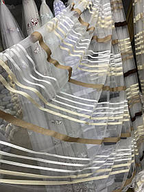 Тюль фатинова 2,8 біла, крем, фіолетова, чорна, коричнева, молоко