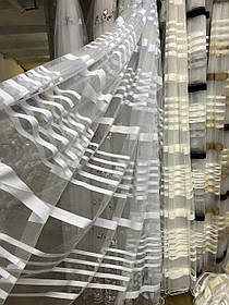 Тюль фатинова 2,8 біла, крем, фіолетова, чорна, коричнева, молоко