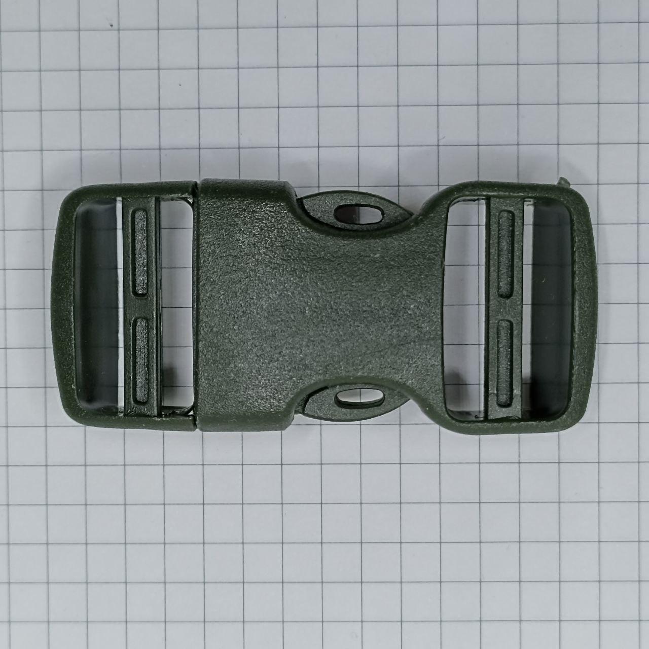 Фастекс пластик 2,5 см хакі (100 шт.)