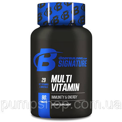 Мультивітаміни Bodybuilding Signature Multi Vitamin 29 nutrients 90 таб. ( на 90 днів ) (уцінка термін по 8.23), фото 1