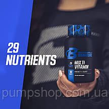 Мультивітаміни Bodybuilding Signature Multi Vitamin 29 nutrients 90 таб. ( на 90 днів ) (уцінка термін по 8.23), фото 5